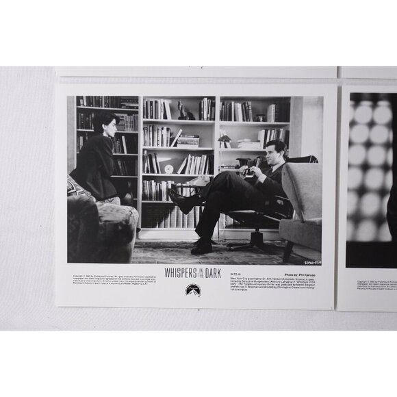 1992 Whispers in the Dark Movie press kit + 6 photos + production information - Picture 7 of 10